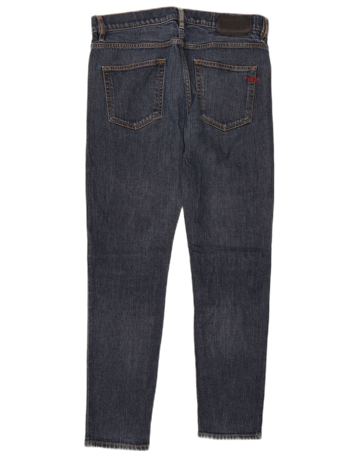 Diesel Mens Slim Jeans W32 L30 Navy Blue Lyocell