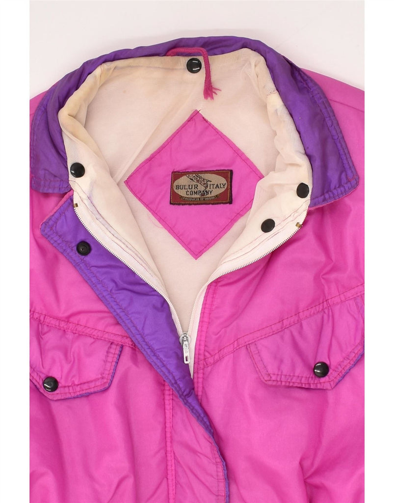 VINTAGE Womens Ski Jacket UK 16 Large Pink Vintage Vintage and Second-Hand Vintage from Messina Hembry 