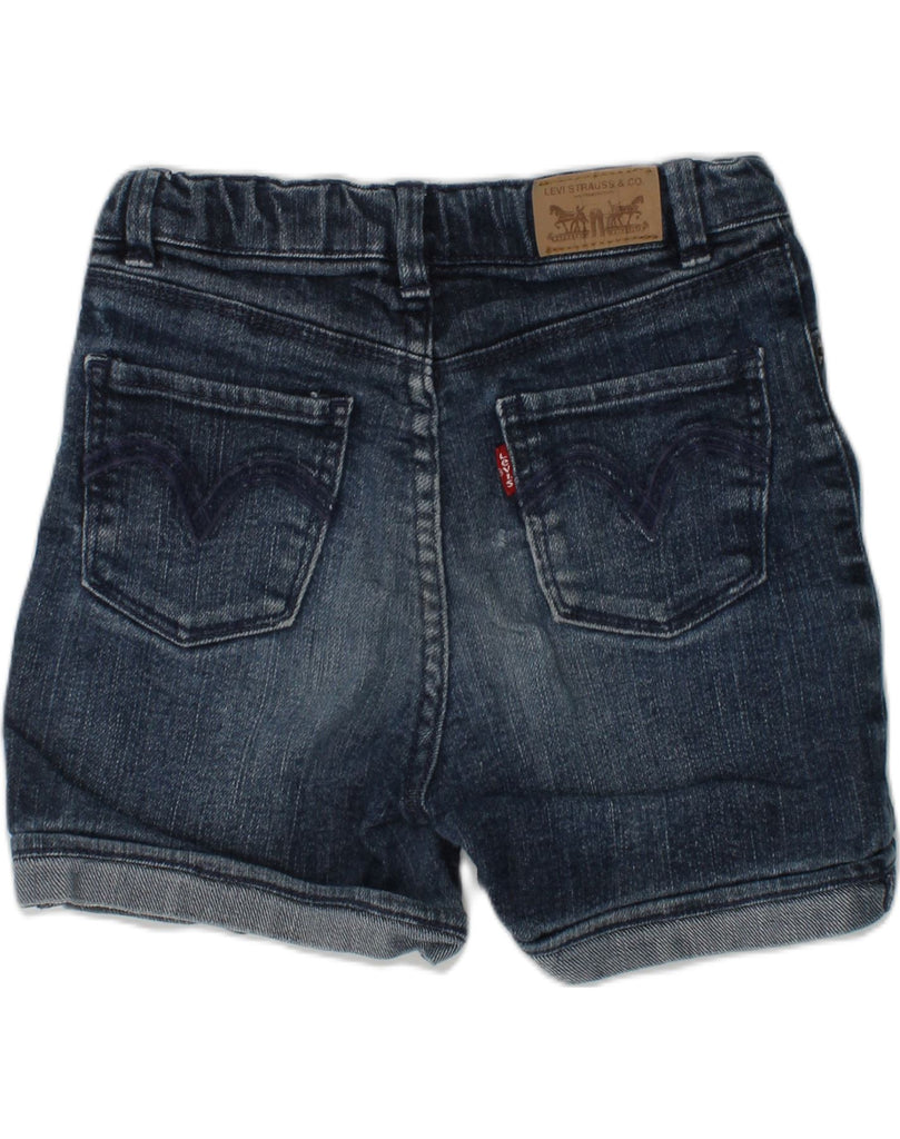 LEVI'S Girls Denim Shorts 5-6 Years W22 Blue Ramie | Vintage Levi's | Thrift | Second-Hand Levi's | Used Clothing | Messina Hembry 