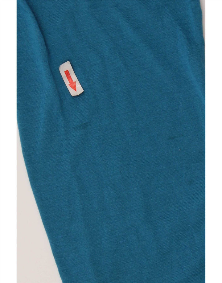 Under Armour Mens Heat Gear Zip Neck Pullover Tracksuit Top Large Blue