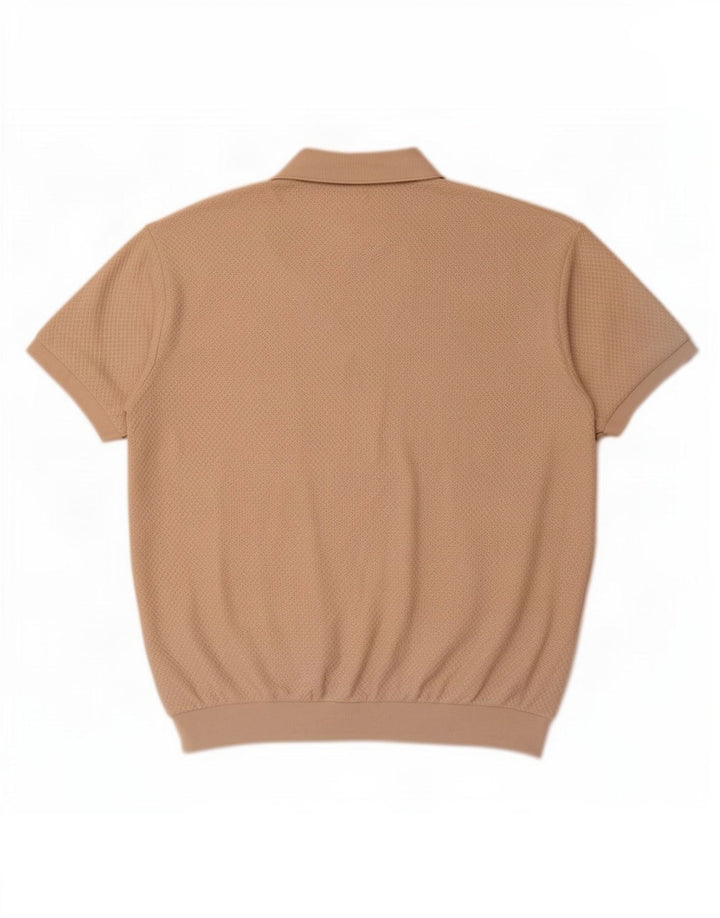 Zara Mens Short Sleeve Shirt Small Beige