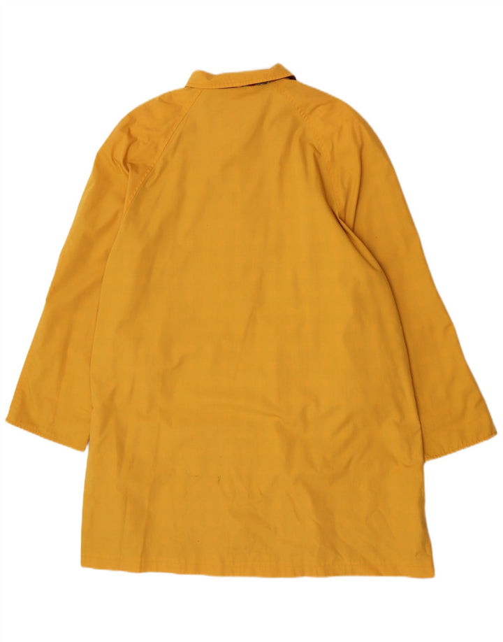 NINO Womens Reversible Overcoat IT 46 Large Yellow Polyester