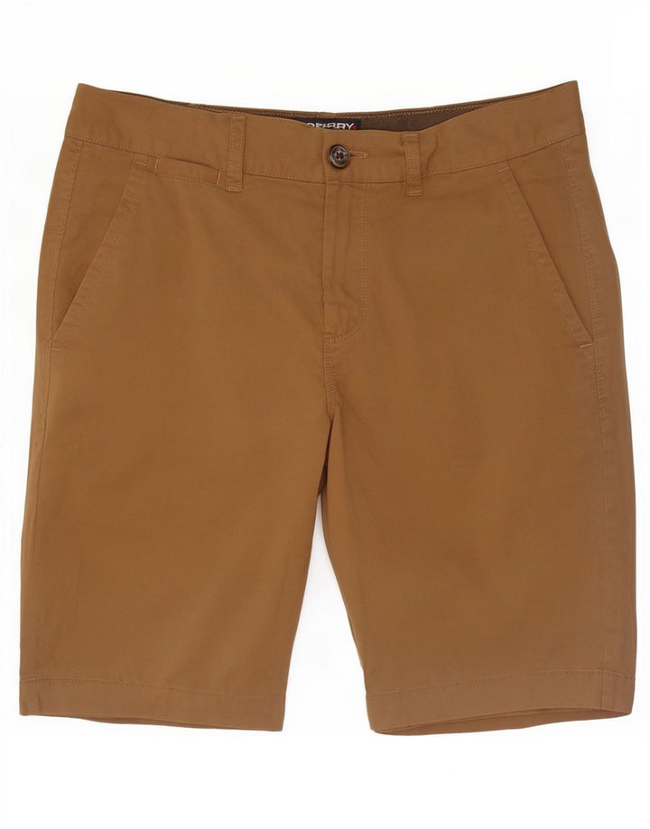 Superdry Mens Chino Shorts W32 Medium Beige Cotton