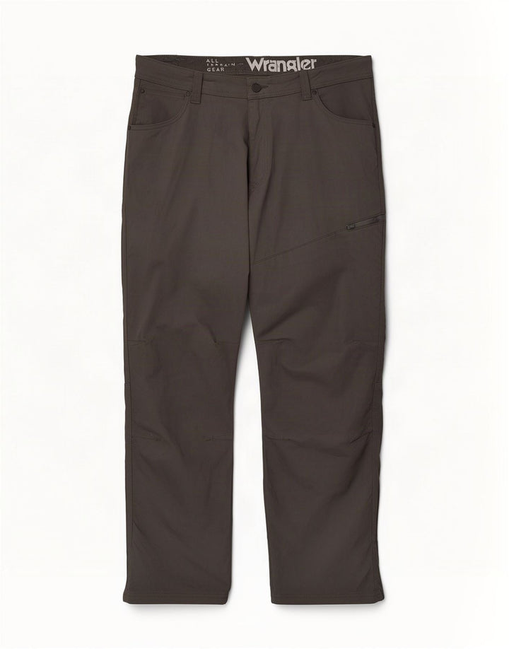 Wrangler Mens Straight Cargo Trousers W38 L30 Grey Nylon