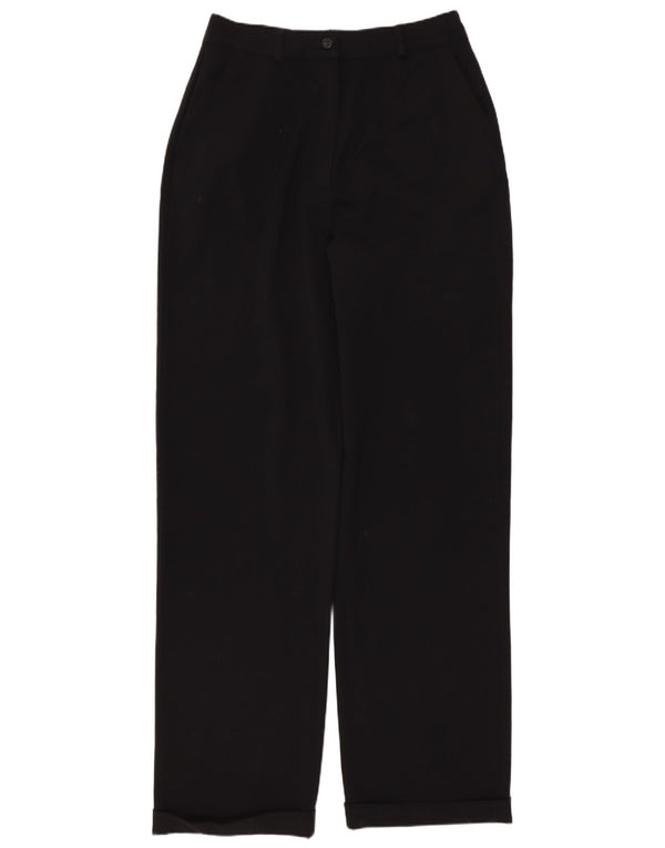 Max Mara Womens Weekend High Waist Casual Trousers Size 10 W27 L31 Black