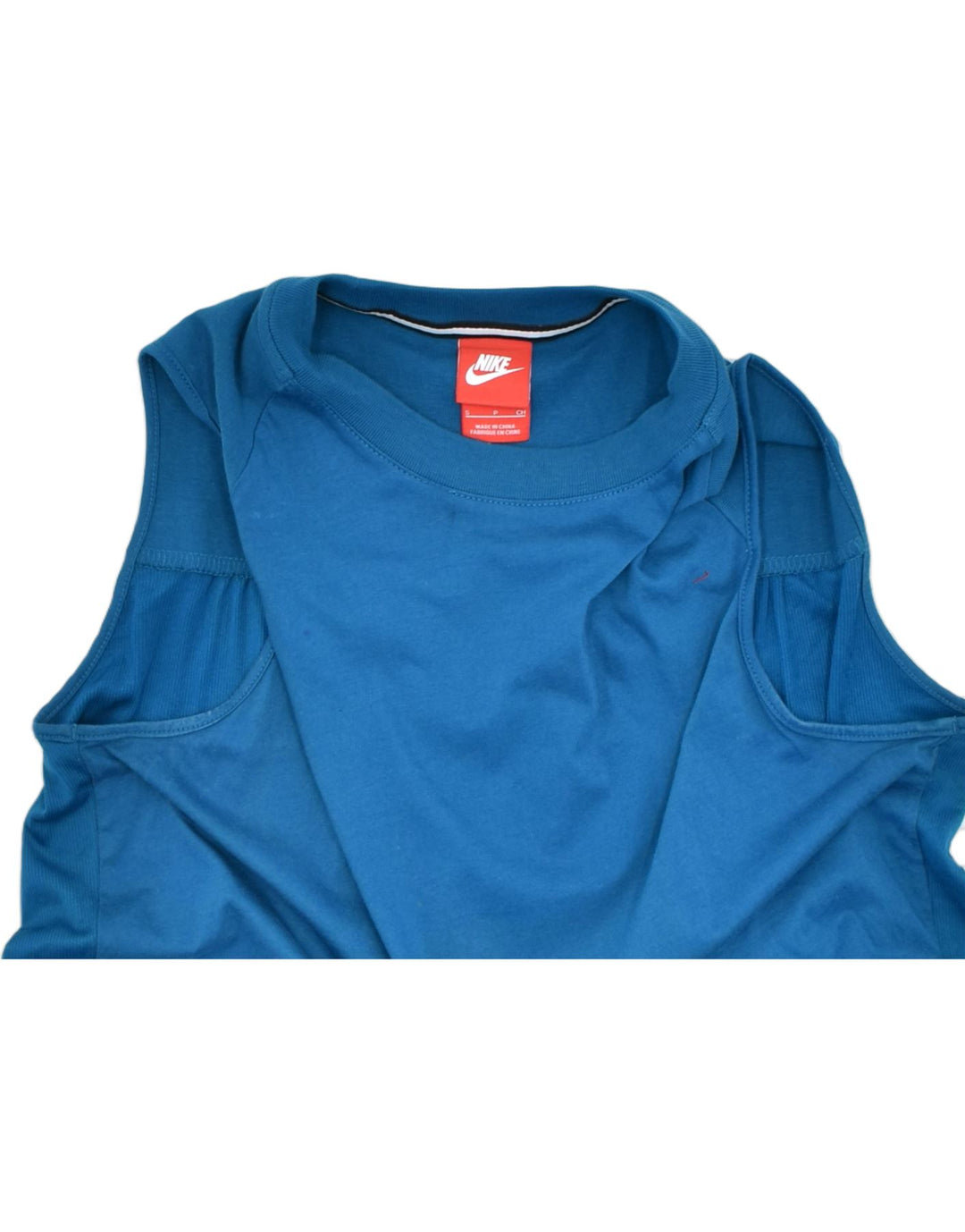 NIKE Womens Oversized Vest Top Small Blue Cotton | Vintage | Thrift | Second-Hand | Used Clothing | Messina Hembry 