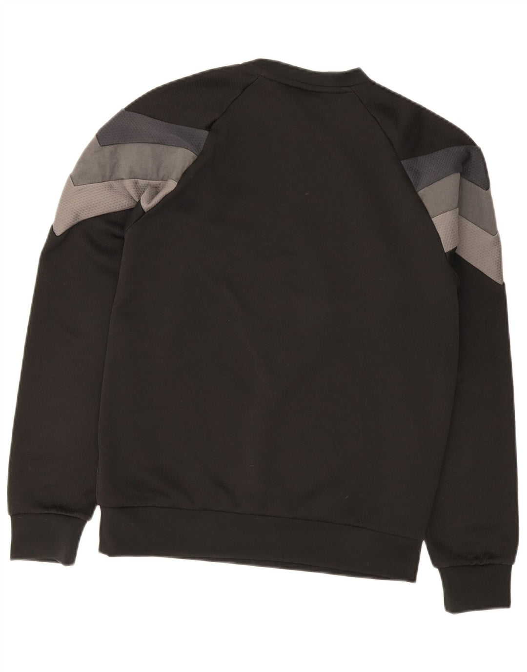 Adidas Mens Sweatshirt Jumper XS Black Colourblock Polyester