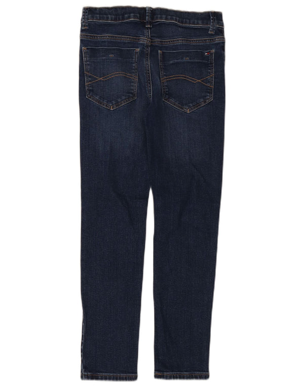 Tommy Hilfiger Boys Slim Jeans 9-10 Years W24 L25 Blue Cotton