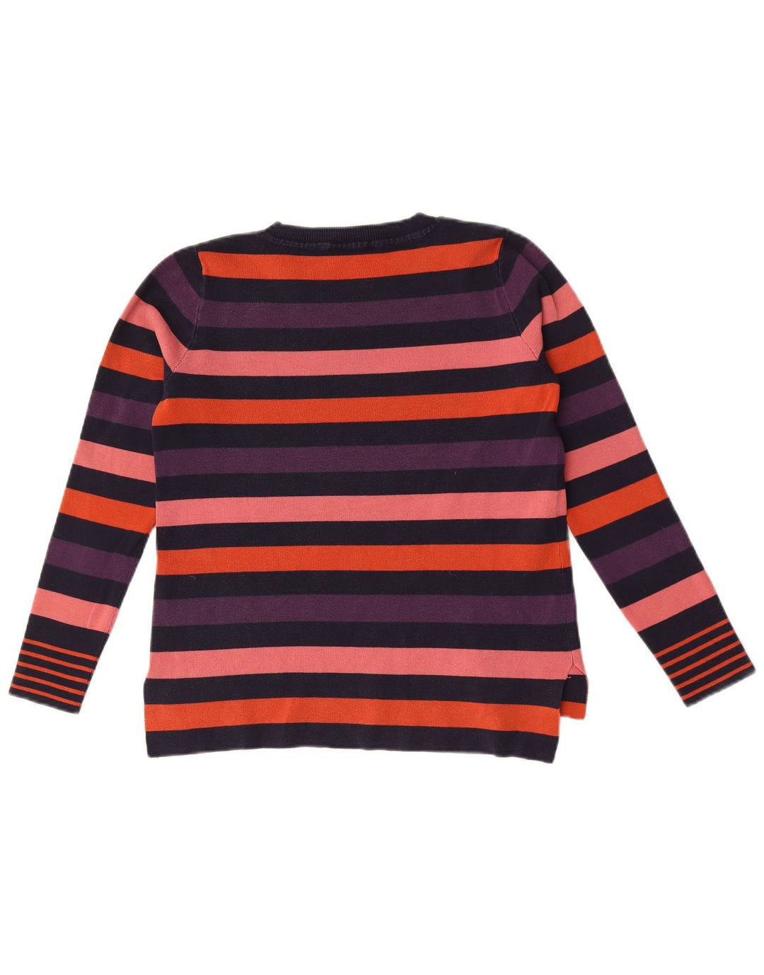 Oasis Womens Crew Neck Jumper Sweater UK 10 Small Multicoloured Striped