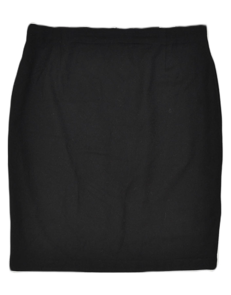 VINTAGE Womens Pencil Skirt IT 52 2XL Black Wool | Vintage | Thrift | Second-Hand | Used Clothing | Messina Hembry 