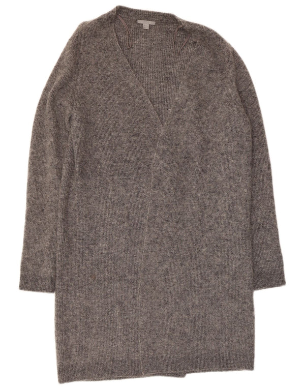 COS Womens Oversized Longline Cardigan Sweater UK 10 Small Grey Flecked