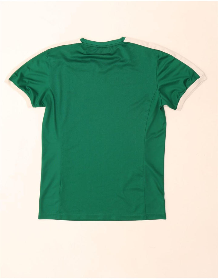 Puma Mens Graphic T-Shirt Top Medium Green Colourblock