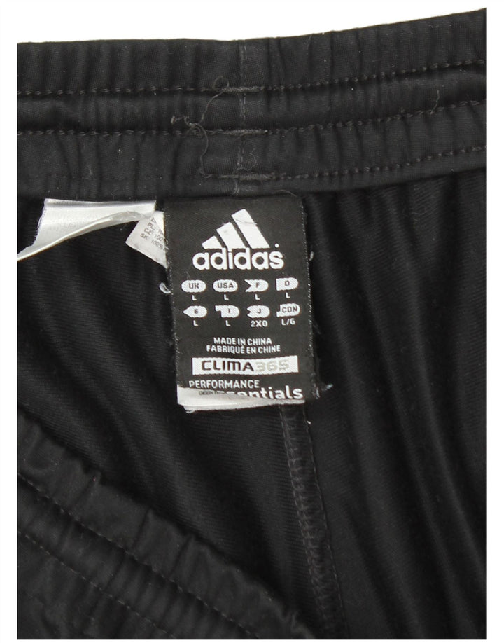 ADIDAS Mens Clima 365 Tracksuit Trousers Large Black Polyester