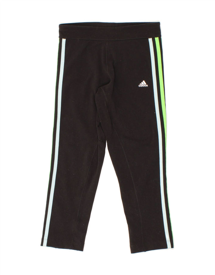 ADIDAS Womens Climacool Leggings UK 4/6 XS Black Polyester Vintage Adidas and Second-Hand Adidas from Messina Hembry 