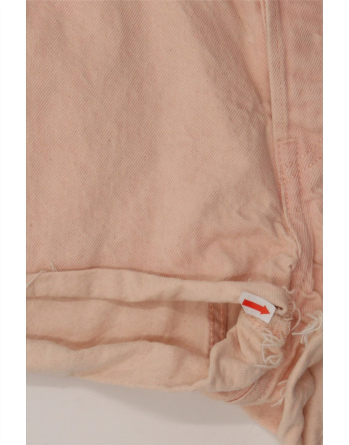 LEVI'S Womens 501 Denim Shorts W31 Medium  Pink Cotton Vintage Levi's and Second-Hand Levi's from Messina Hembry 