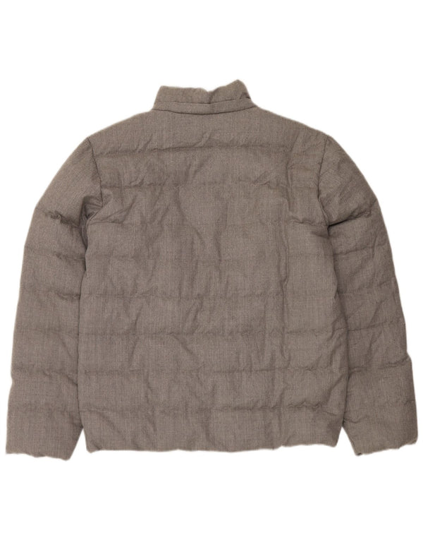 Corneliani Mens Padded Jacket IT 50 Large Grey Polyamide