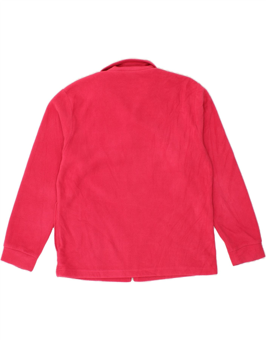 VINTAGE Womens Fleece Jacket UK 18 XL Pink Polyester Vintage Vintage and Second-Hand Vintage from Messina Hembry 
