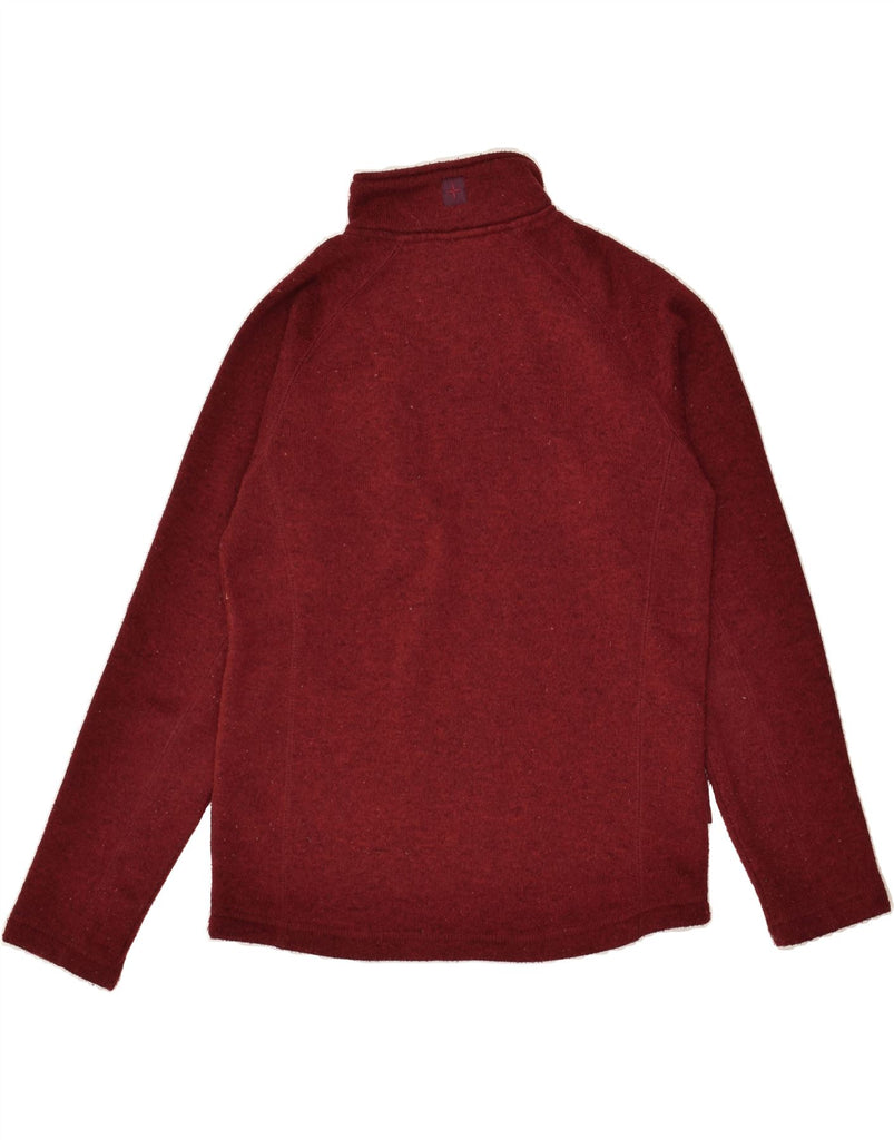 MOUNTAIN WAREHOUSE Mens Zip Neck Jumper Sweater XS Maroon Cotton | Vintage Mountain Warehouse | Thrift | Second-Hand Mountain Warehouse | Used Clothing | Messina Hembry 