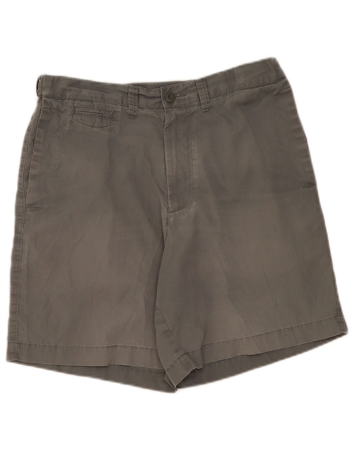 Marks & Spencer Mens Chino Shorts W32 Medium Grey Cotton