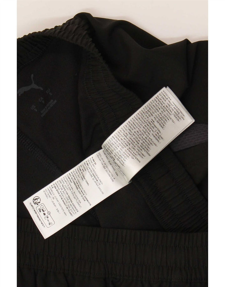 Puma Mens Sport Shorts Small Black Colourblock Polyester