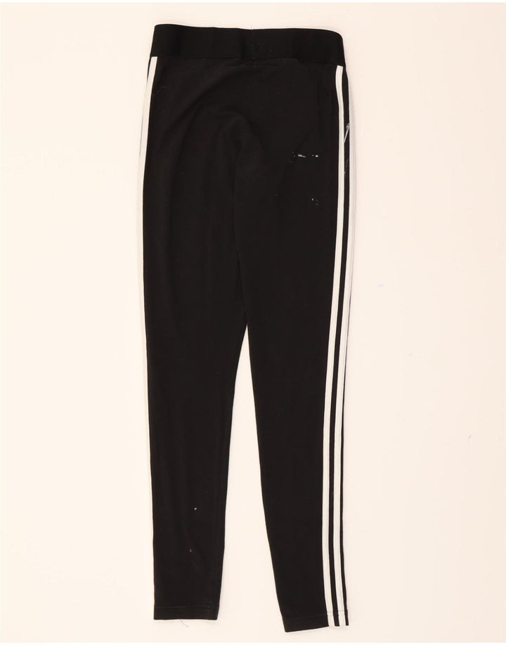 ADIDAS Womens Leggings UK 8/10 Small Black Cotton Vintage Adidas and Second-Hand Adidas from Messina Hembry 