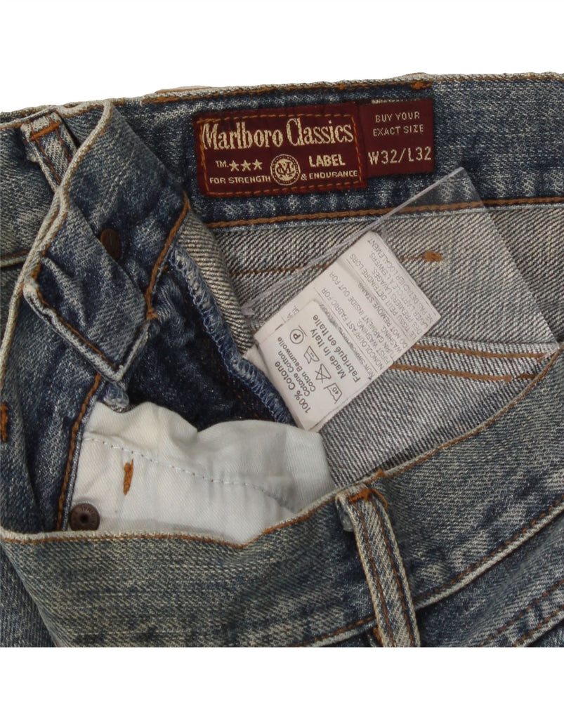 MARLBORO CLASSICS Mens Straight Jeans W32 L32 Blue Cotton Vintage Marlboro Classics and Second-Hand Marlboro Classics from Messina Hembry 
