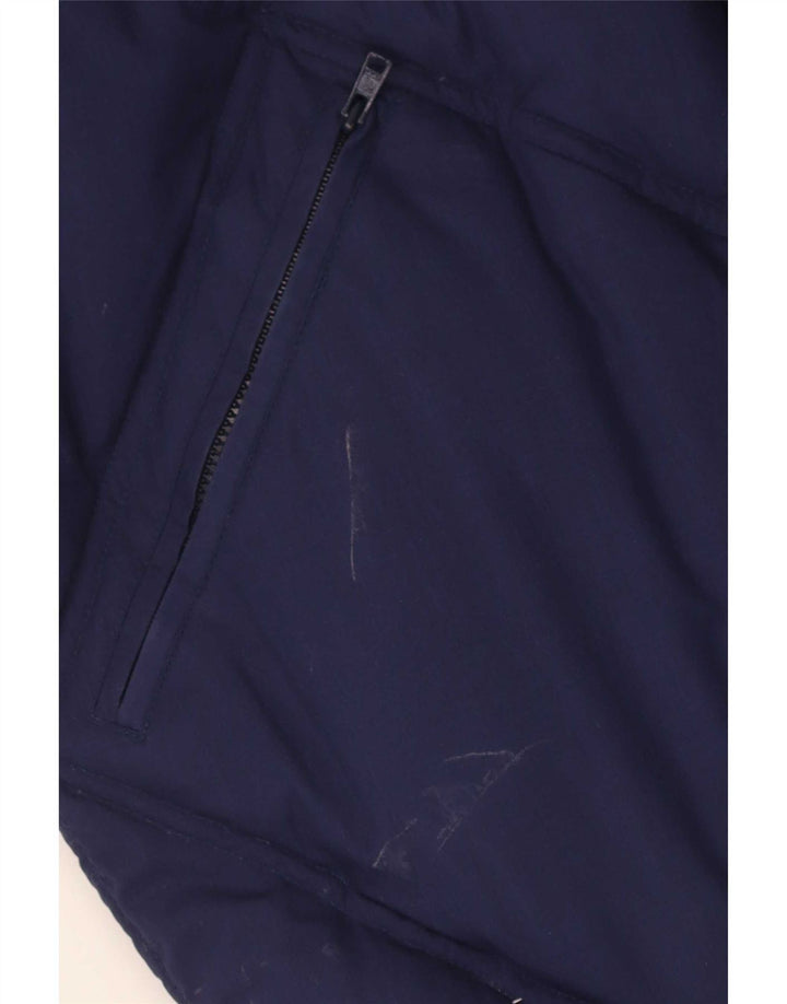 Diadora Mens Reversible Padded Jacket UK 36 Small Blue Polyester