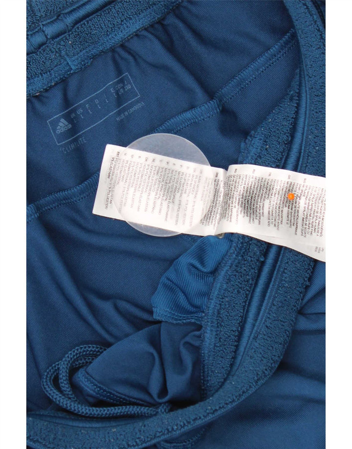 Adidas Mens Climalite Graphic Sport Shorts Large Blue Polyester