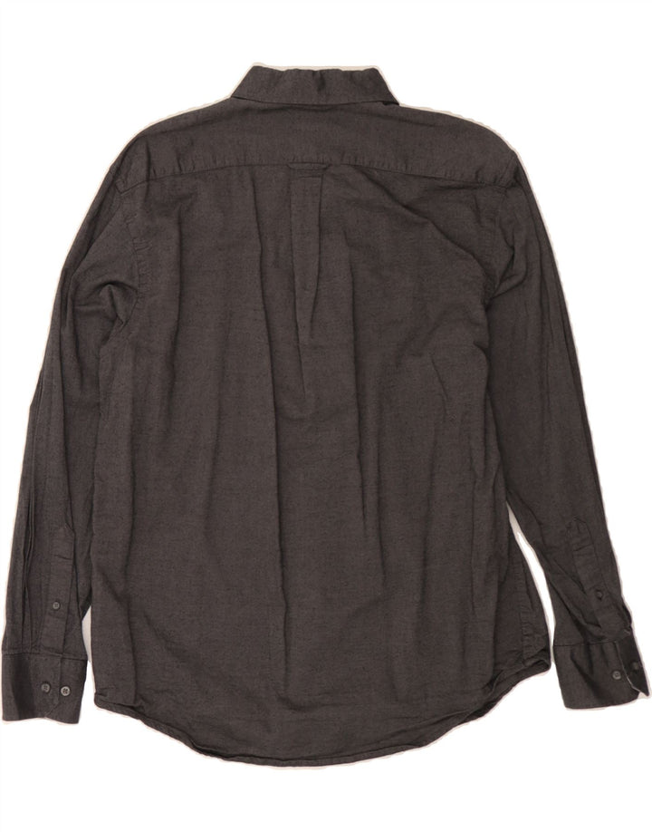 IZOD Mens Denim Shirt Medium Grey Cotton Vintage Izod and Second-Hand Izod from Messina Hembry 