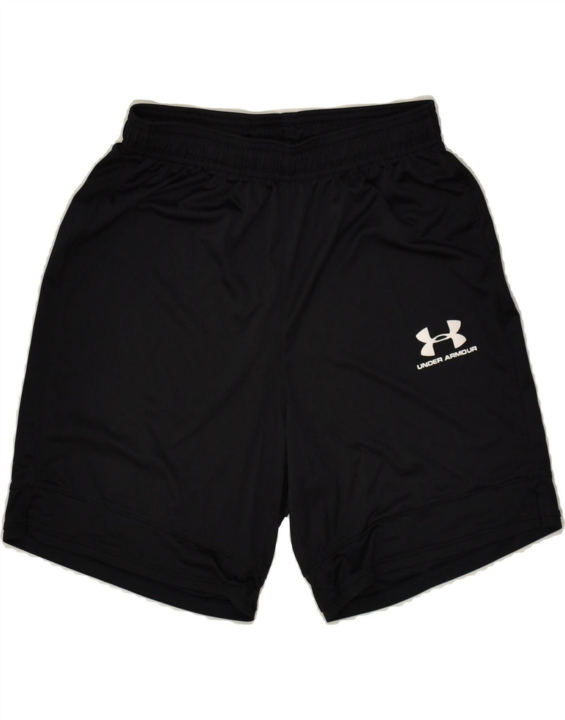 UNDER ARMOUR Mens Graphic Sport Shorts Small Black | Vintage Under Armour | Thrift | Second-Hand Under Armour | Used Clothing | Messina Hembry 