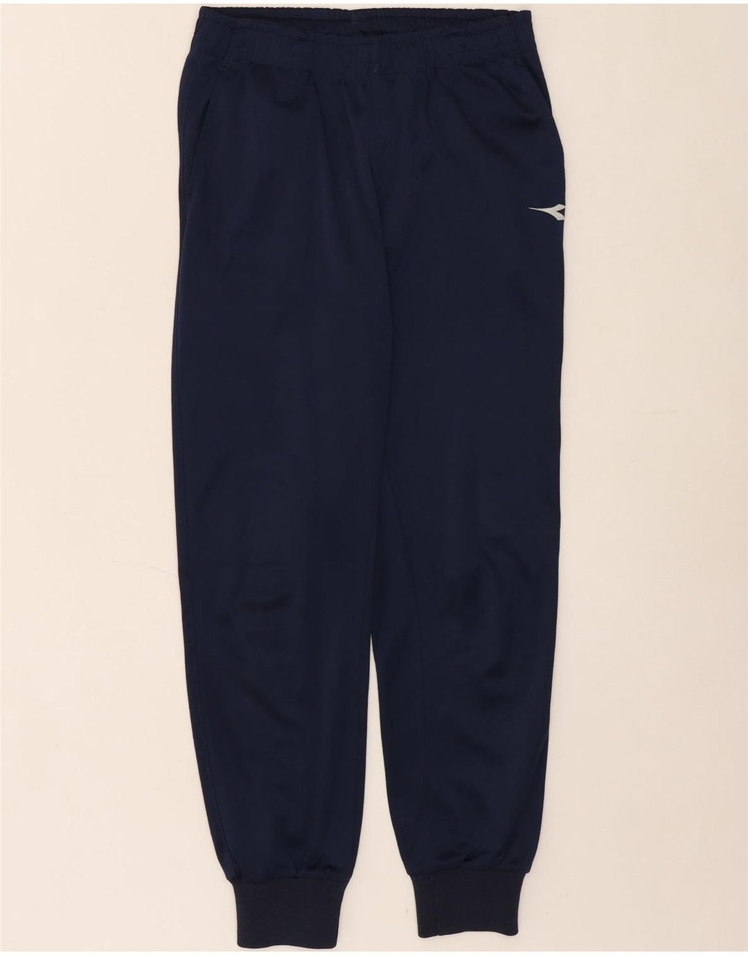 DIADORA Mens Tracksuit Trousers Joggers Small Navy Blue Vintage Diadora and Second-Hand Diadora from Messina Hembry 