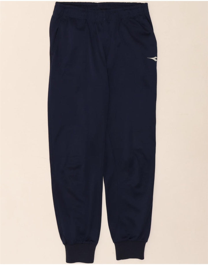 DIADORA Mens Tracksuit Trousers Joggers Small Navy Blue Vintage Diadora and Second-Hand Diadora from Messina Hembry 