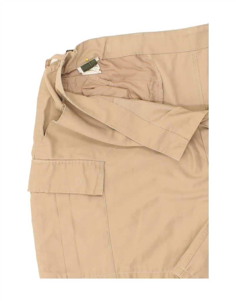 VINTAGE Mens Cargo Shorts W39 XL Beige Cotton Vintage Vintage and Second-Hand Vintage from Messina Hembry 