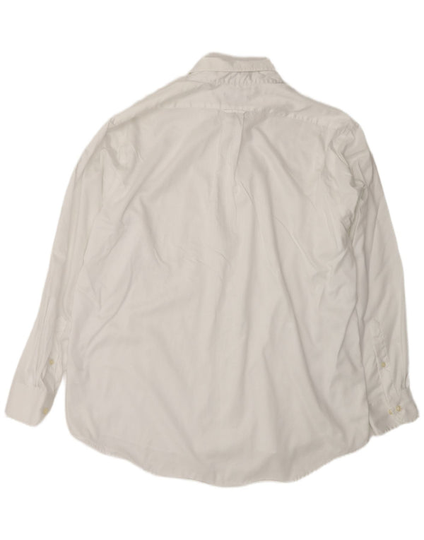 Izod Mens Shirt Size 17 XL White Cotton
