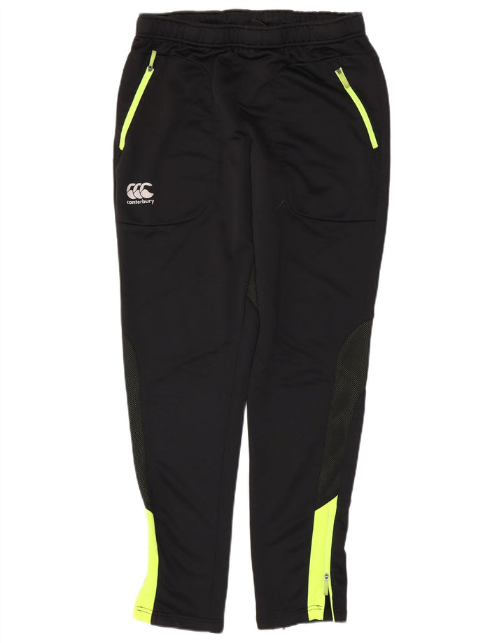 CANTERBURY Mens Tracksuit Trousers Large  Black Colourblock