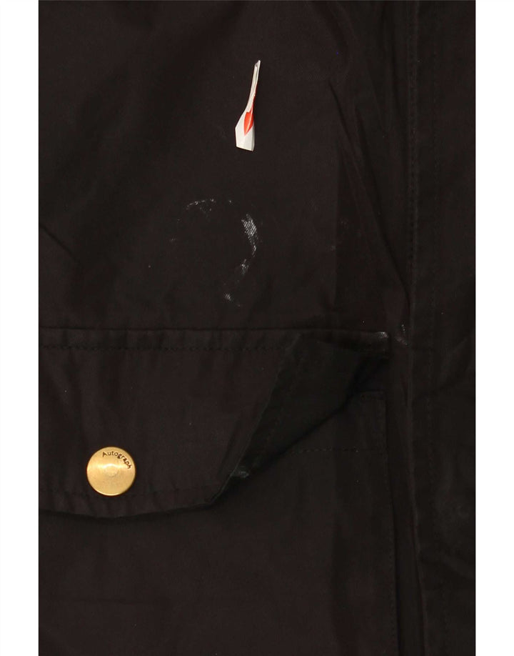Marks & Spencer Mens Utility Jacket UK 38 Medium Black Polyester