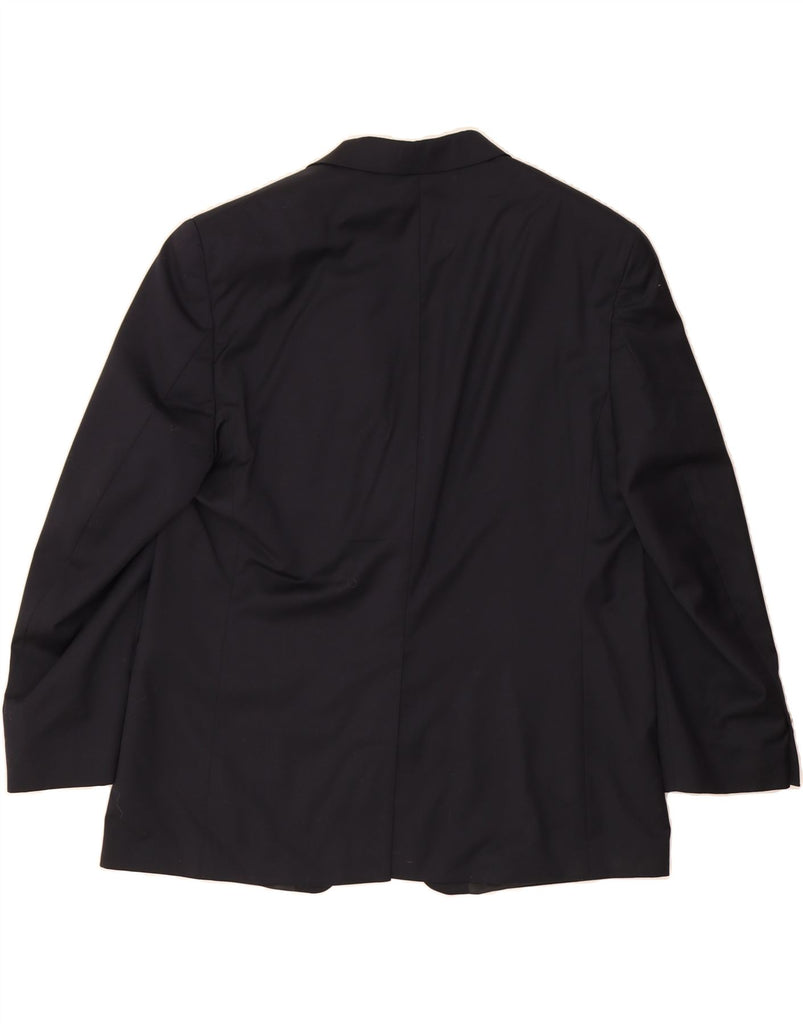 MICHAEL KORS Mens 2 Button Blazer Jacket Size 48 2XL Navy Blue Wool Vintage Michael Kors and Second-Hand Michael Kors from Messina Hembry 