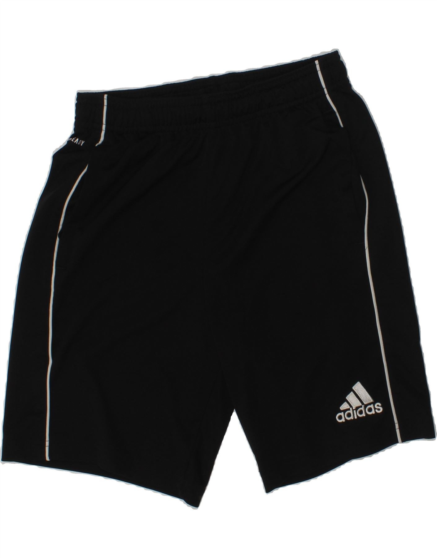 ADIDAS Boys Aeroready Graphic Sport Shorts 13-14 Years Black
