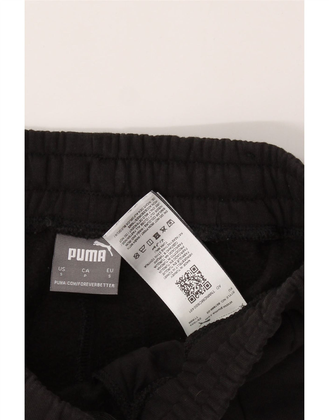 PUMA Mens Tracksuit Trousers Joggers Small Black Colourblock Polyester Vintage Puma and Second-Hand Puma from Messina Hembry 