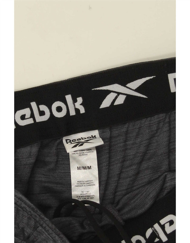 Reebok Mens Sport Shorts Medium  Grey Polyester