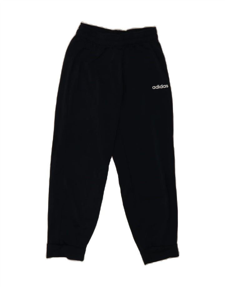 ADIDAS Boys Tracksuit Trousers Joggers 9-10 Years  Navy Blue Polyester Vintage Adidas and Second-Hand Adidas from Messina Hembry 
