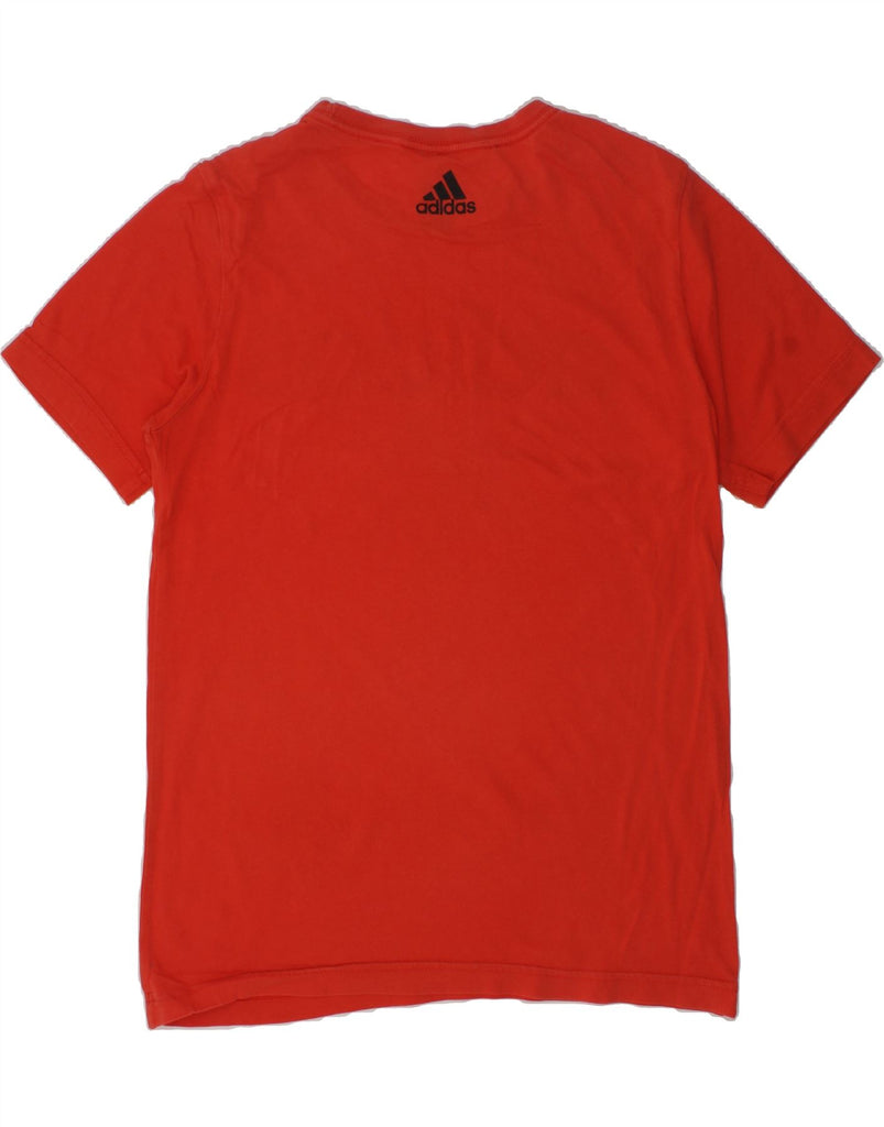 ADIDAS Boys Graphic T-Shirt Top 12-13 Years Red | Vintage Adidas | Thrift | Second-Hand Adidas | Used Clothing | Messina Hembry 