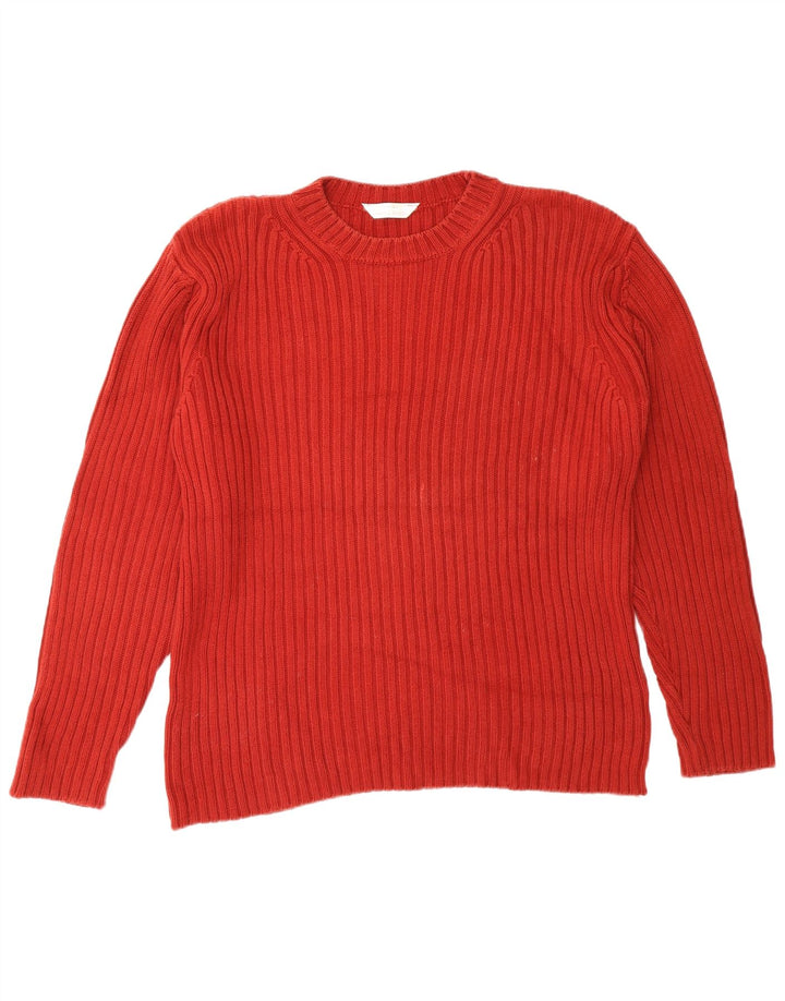 Marks & Spencer Mens St. Michael Crew Neck Jumper Sweater Large Red Classic