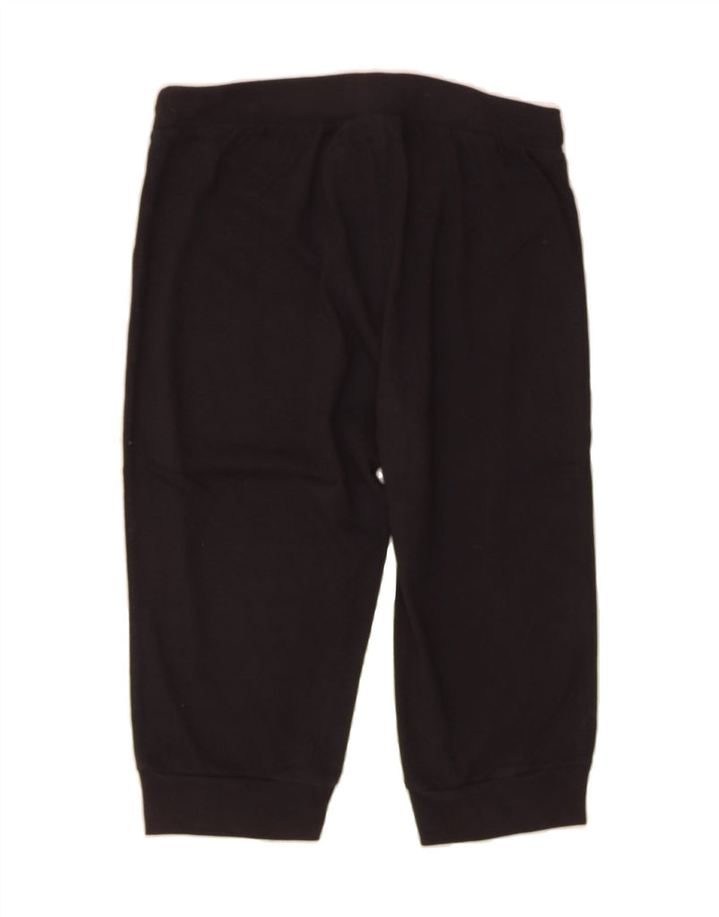CHAMPION Womens Capri Tracksuit Trousers Joggers UK 14 Large  Black Vintage Champion and Second-Hand Champion from Messina Hembry 