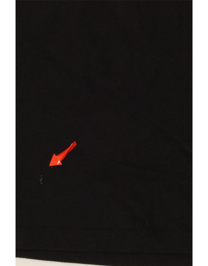 Calvin Klein Mens Graphic T-Shirt Top Medium Black Cotton