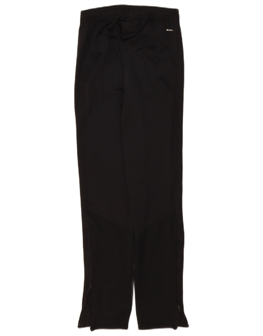 Adidas Boys Climalite Tracksuit Trousers 13-14 Years Black Polyester