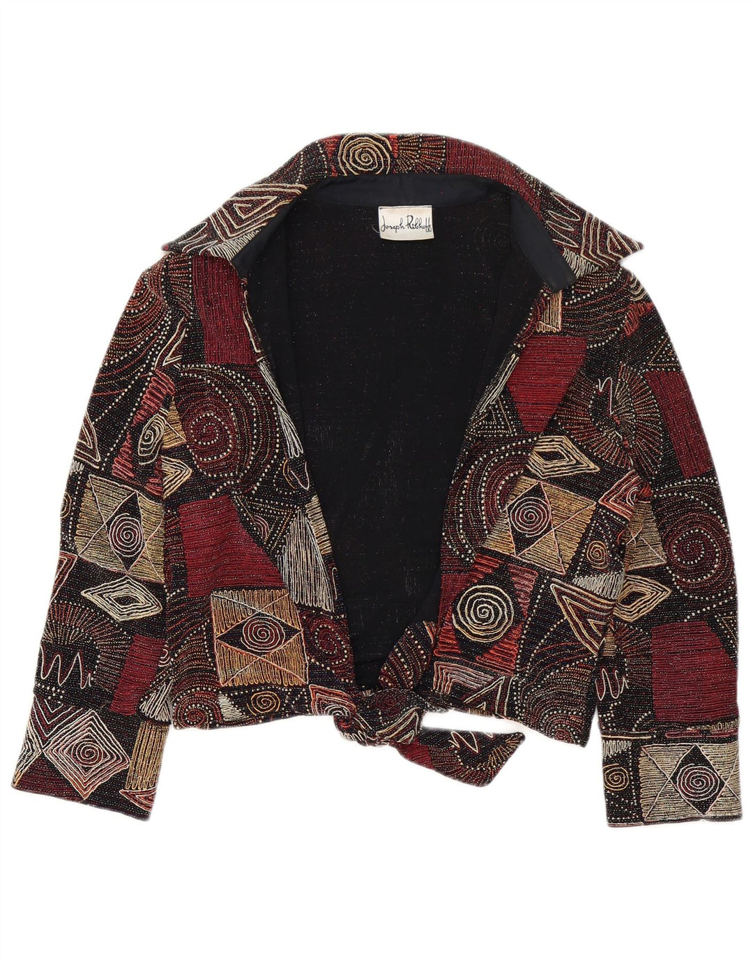 Joseph Ribkoff Womens Blazer Jacket UK 14 Large Multicoloured Geometric