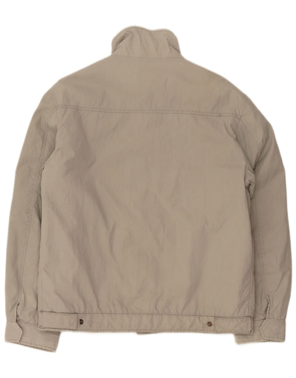 Gas Womens Bomber Jacket UK 14 Medium Grey