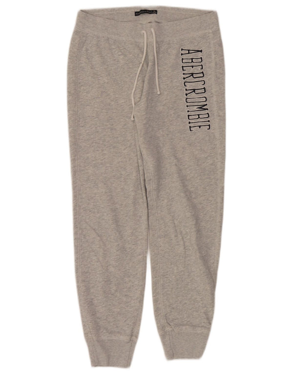 Abercrombie & Fitch Womens Tracksuit Trousers Joggers UK 10 Small Grey