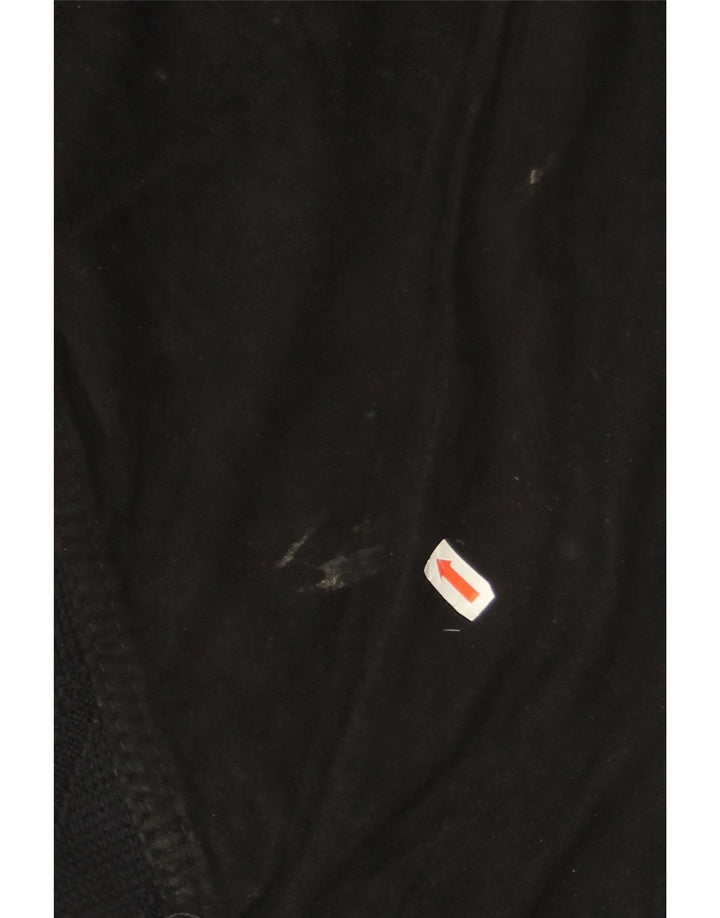 Rainbow Mens Turtle Neck Jumper Sweater Large Black Colourblock